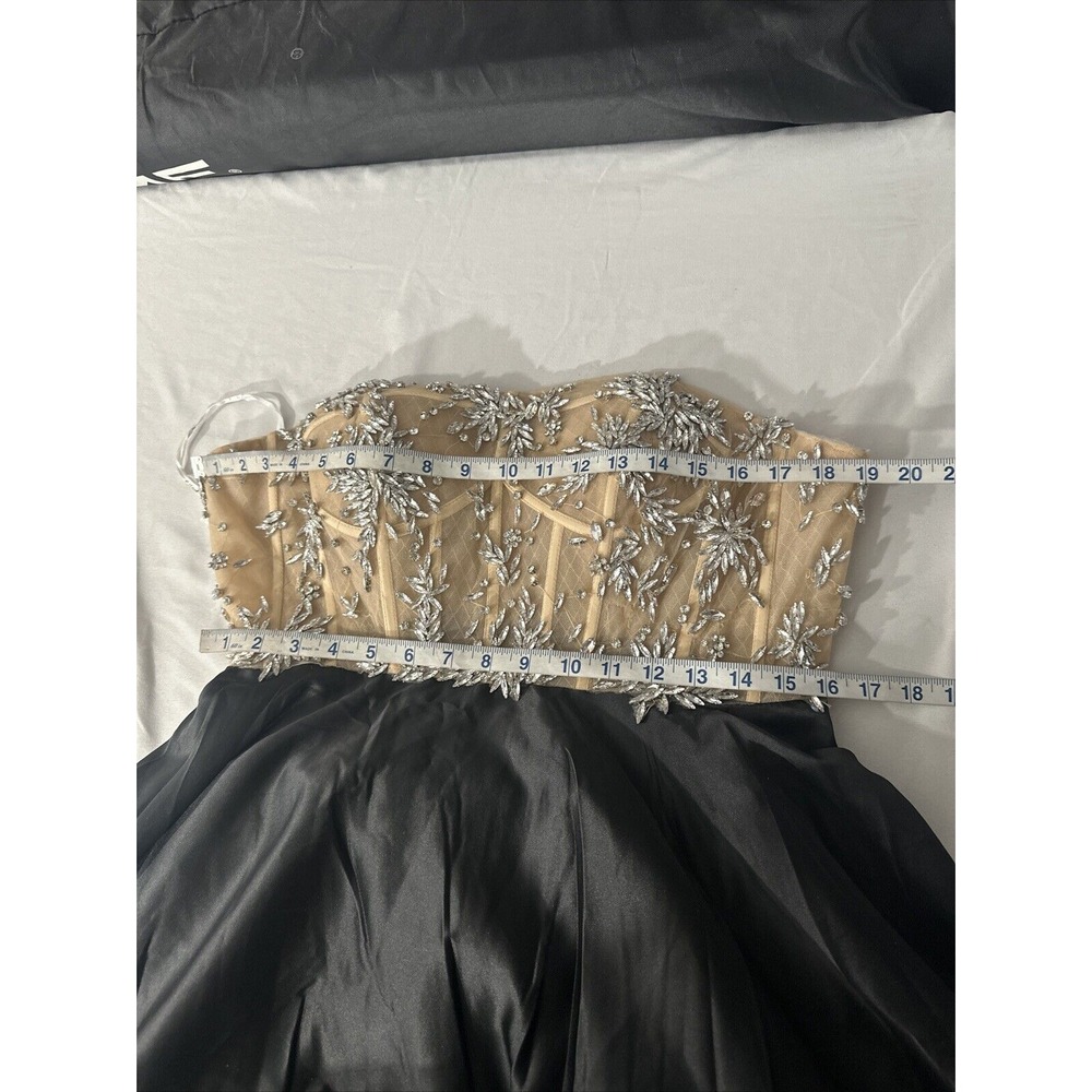 NWT‎ $898 MAC DUGGAL [ 12 ] 20701 Strapless Embellished Bustier Ball Gown S1851 - Picture 4 of 15